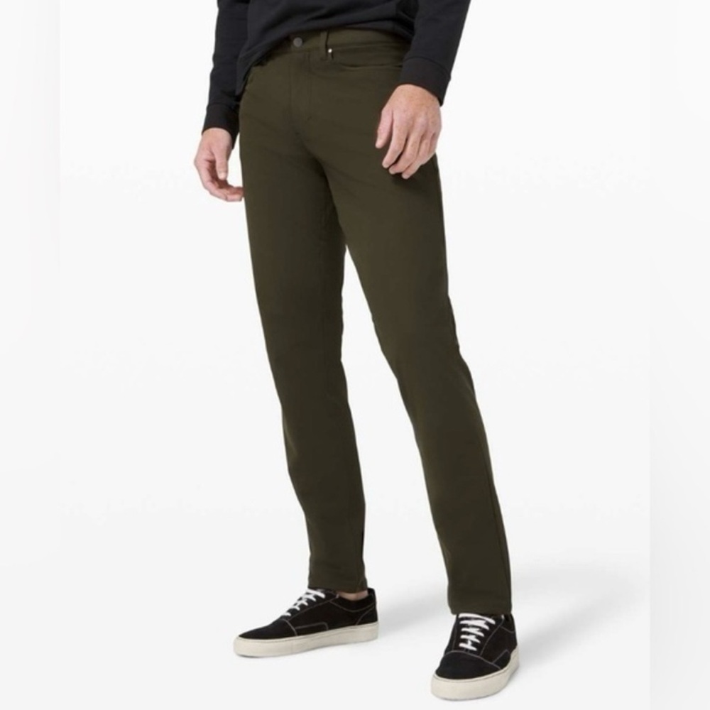 Lululemon ABC Classic Fit Five Pocket Warpstreme Chinos Dress Pants 33x32